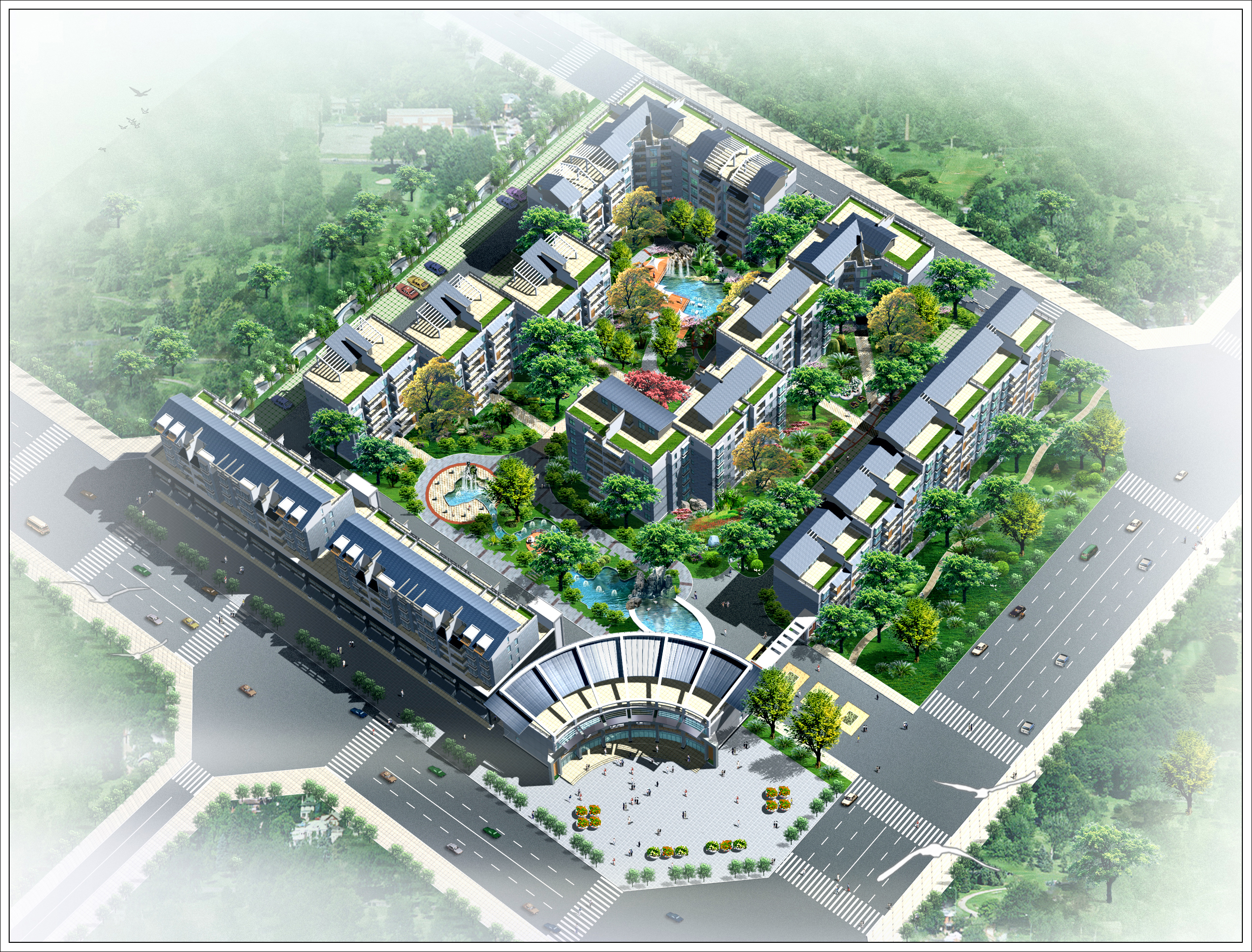 新都天香园4、5栋楼施工图带效果图