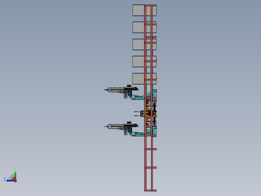 精密全自动电路贴片生产线设备设计右视缩略图