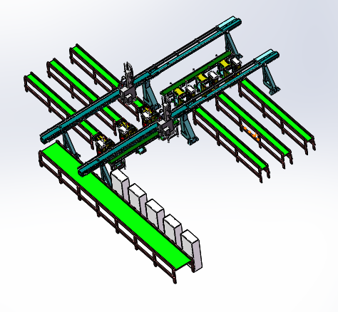 精密全自动电路贴片生产线设备设计