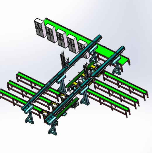 精密全自动电路贴片生产线设备设计缩略图