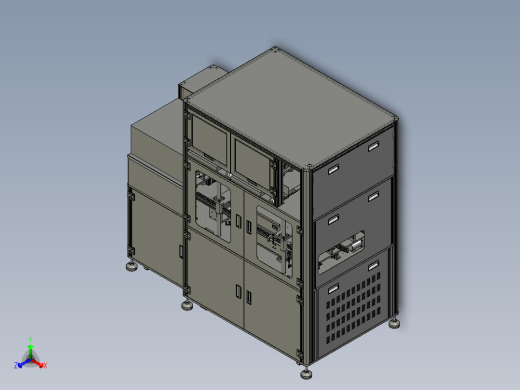 双列直插式电路测试机step正等轴测缩略图