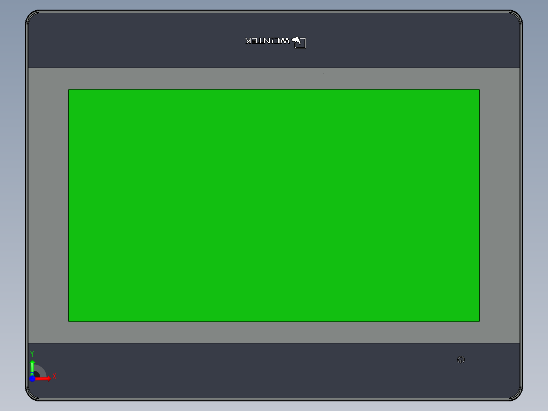 MT8102iP人机界面前视图