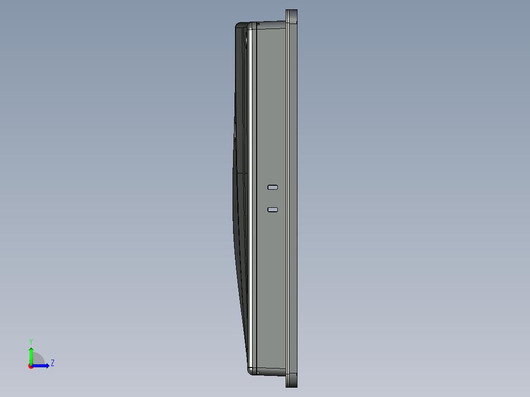 MT8102iP人机界面左视图