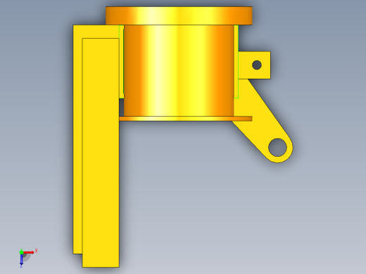 双圆盘割草机设计俯视缩略图