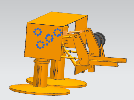 双圆盘割草机设计缩略图