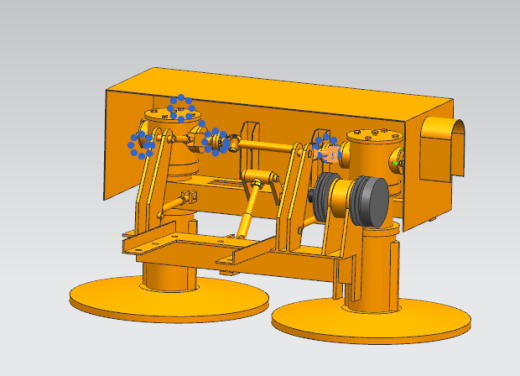 双圆盘割草机设计缩略图
