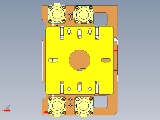 MACH-C-笔记本CNC工装夹具三维模型CNC7-铣侧孔-200601后视缩略图