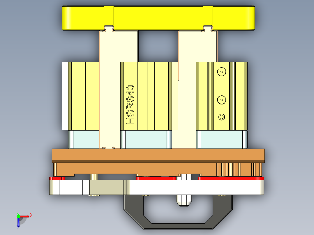 MACH-C-笔记本CNC工装夹具三维模型CNC7-铣侧孔-200601俯视图