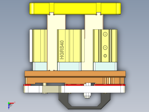 MACH-C-笔记本CNC工装夹具三维模型CNC7-铣侧孔-200601俯视缩略图