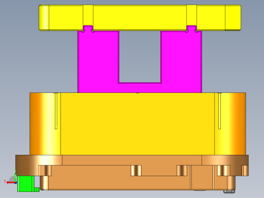 T3300-A-笔记本CNC工装夹具三维模型CNC2铣侧孔-211122后视缩略图