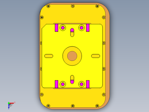 T3300-A-笔记本CNC工装夹具三维模型CNC2铣侧孔-211122俯视缩略图