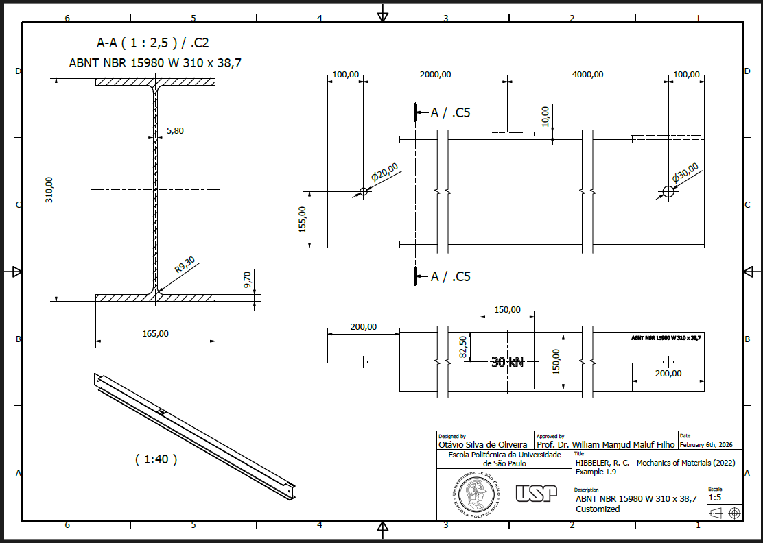 由缆索支撑的梁