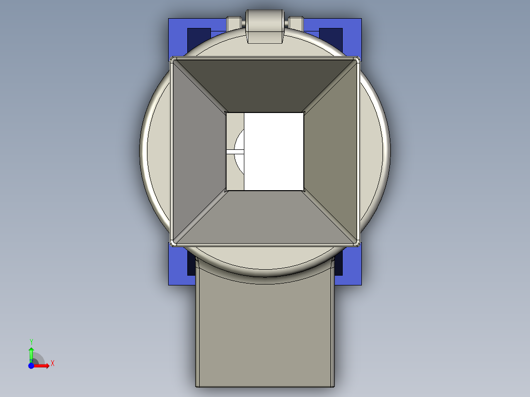 B3003490-立式锤式破碎机前视图