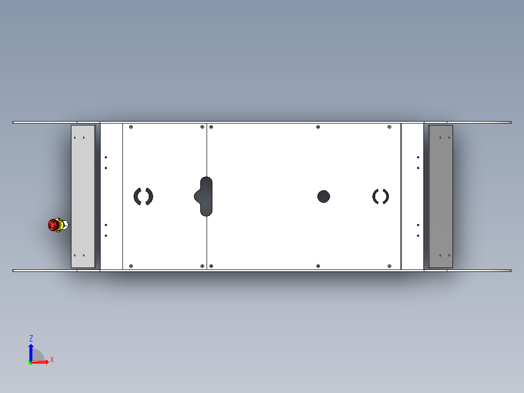AGV小车、AGV(5)俯视图