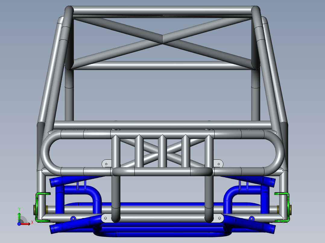 卡丁车 钢管车(62)前视图