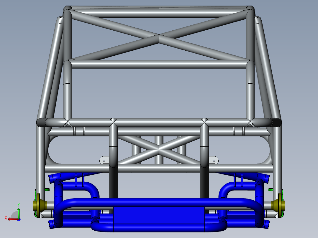 卡丁车 钢管车(62)后视图