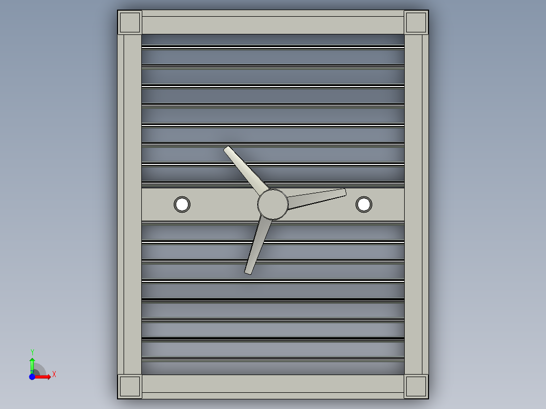 IRONCAD 2026 - 结构前视图