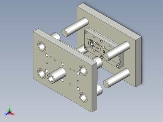蝶形螺母连续模具