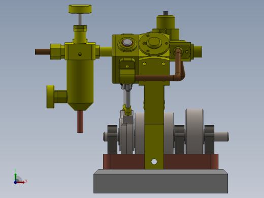 V型双作用蒸汽机v-shaped-double-acting-steam-模型格式为 sw前视缩略图