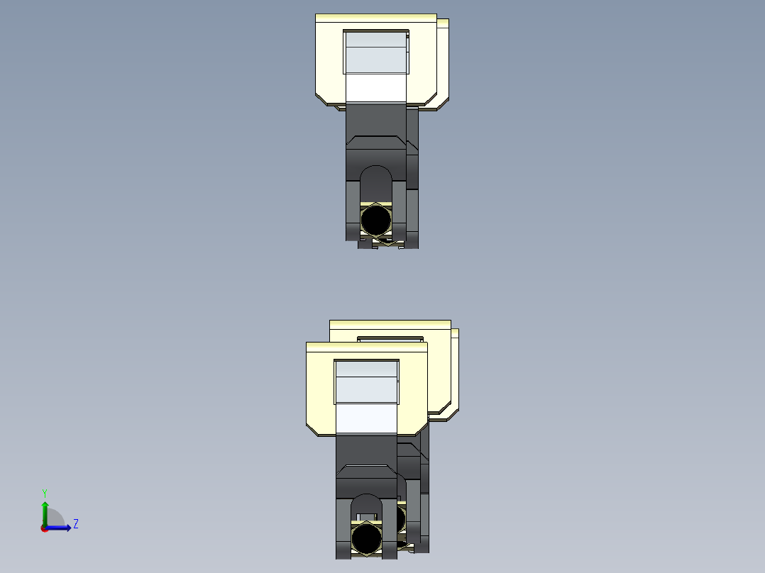 6款HRGPS 0 A 73-78卡箍模型左视图