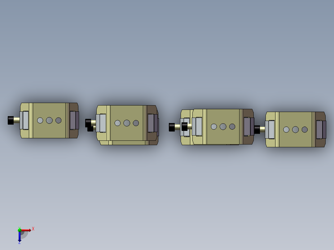 6款HRGPS 0 A 73-78卡箍模型俯视图