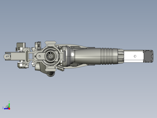 手枪左轮冲锋枪老式狙击步枪设计3D图纸piston-m4-carbine STP右视缩略图