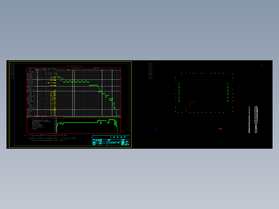 纪程鹏施工进度计划表和平面布置图