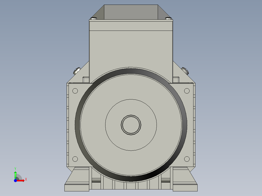 IMB3H160-180变频电机YVF2-160L-4-B3前视图