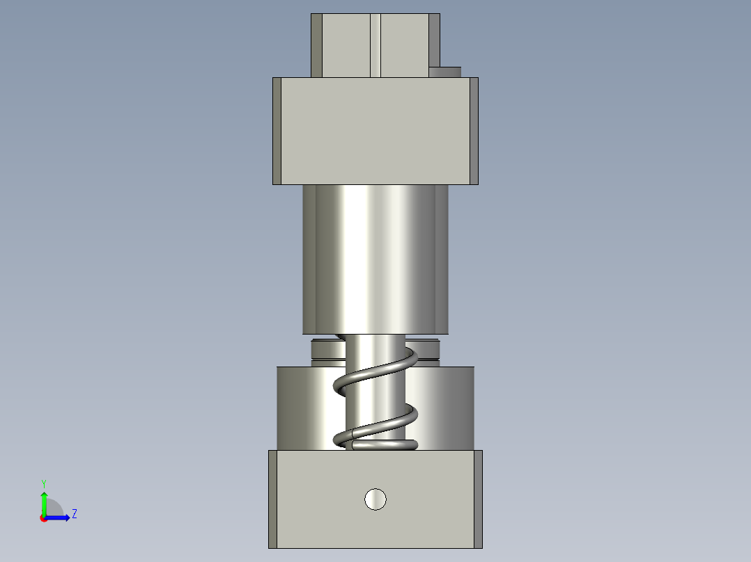 轴压入治具左视图