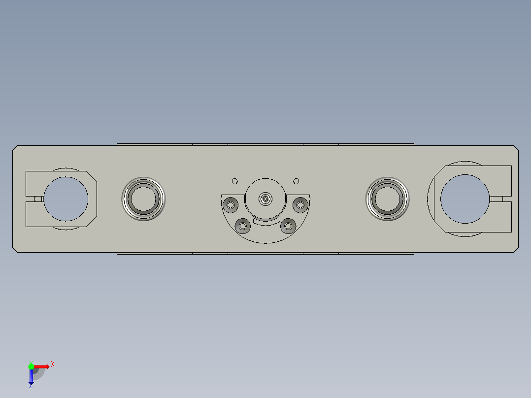 轴压入治具俯视图