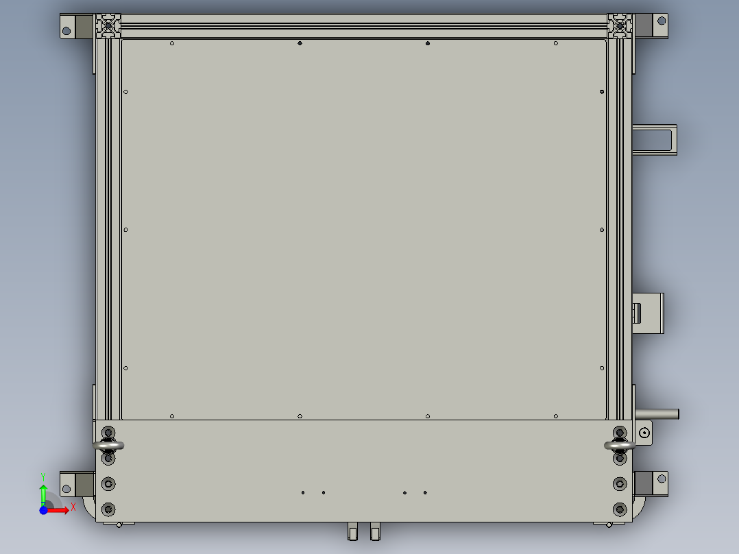 气压升降机前视图