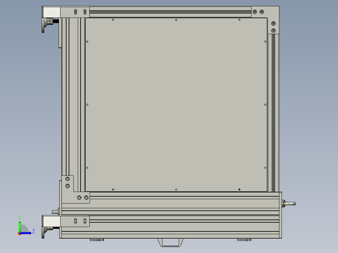 气压升降机左视图