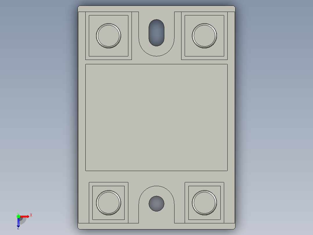 固态继电器SSR-40-DA俯视图