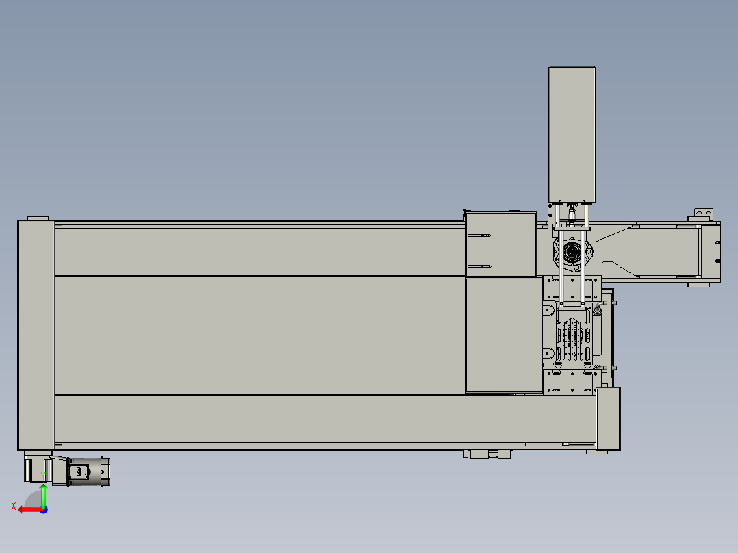 LXYC-BOSS040000收料输送组件后视图