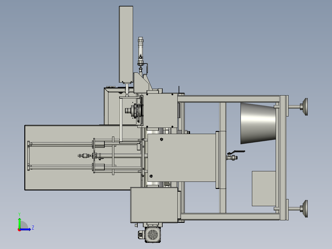 LXYC-BOSS040000收料输送组件左视图