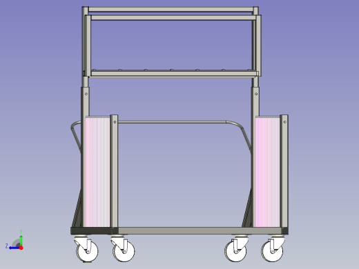 玻璃运输小车右视缩略图