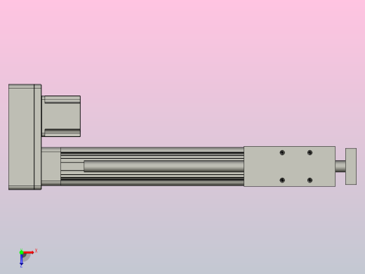 RKD40-200-P-DX-57步进-B3折返电动缸俯视缩略图