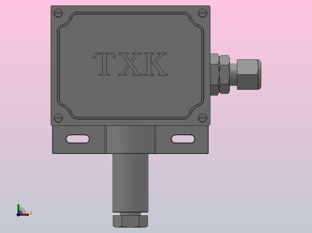 TXK-102压力控制器[TXK-102压力控制器(1021101)]前视图