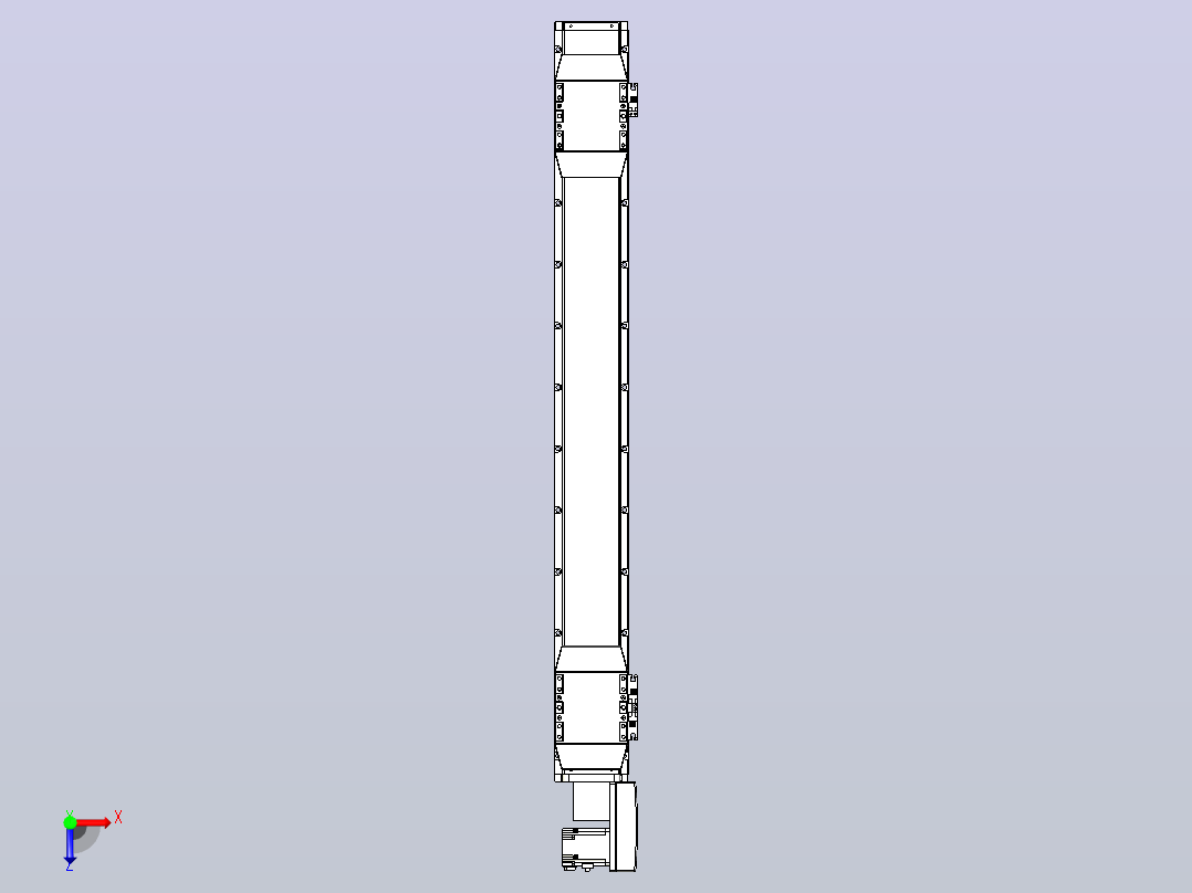 皮带直线轴双滑块型TPA-GCBS-120-P70-L375-QR-M20-N3俯视图