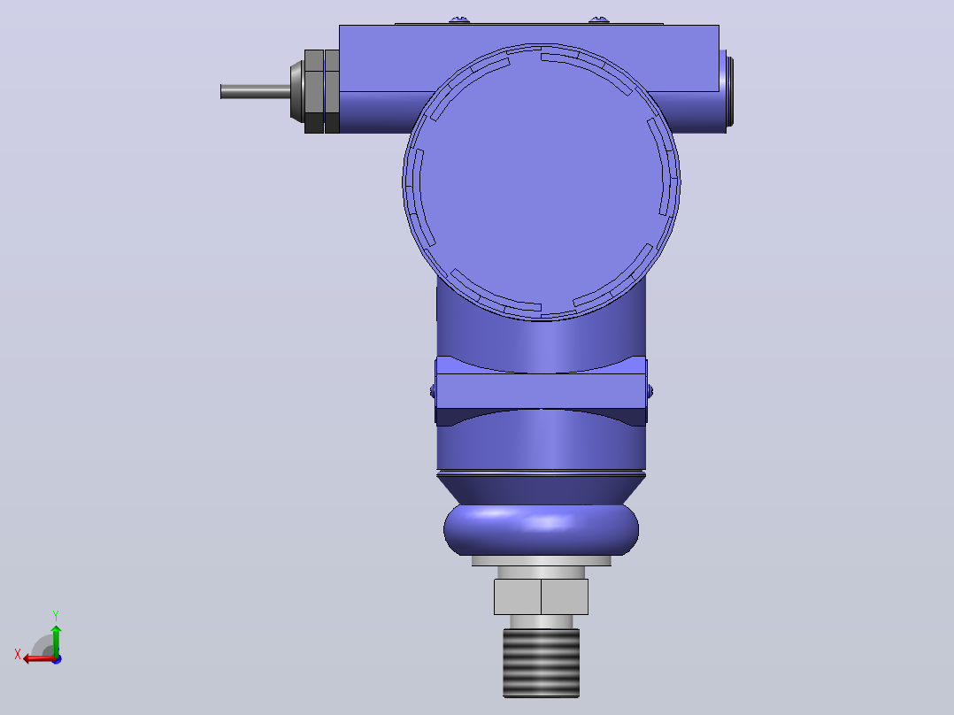 FST800-224本安型工业压力变送器[FST800-224]后视图