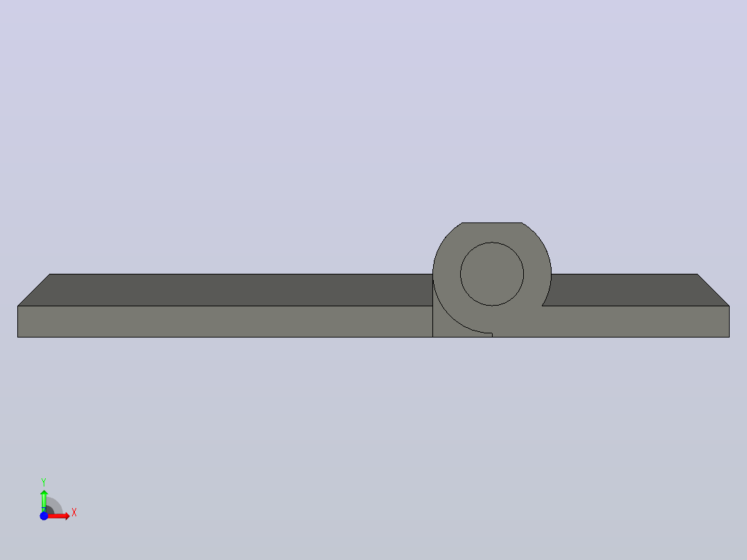 叶片铰链SLDPRT 60x90 4叶片铰链前视图