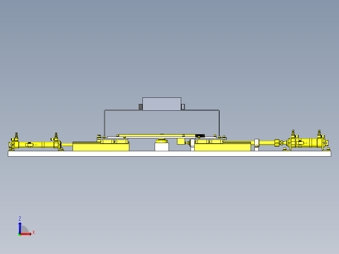 3位置切换导向机构前视图