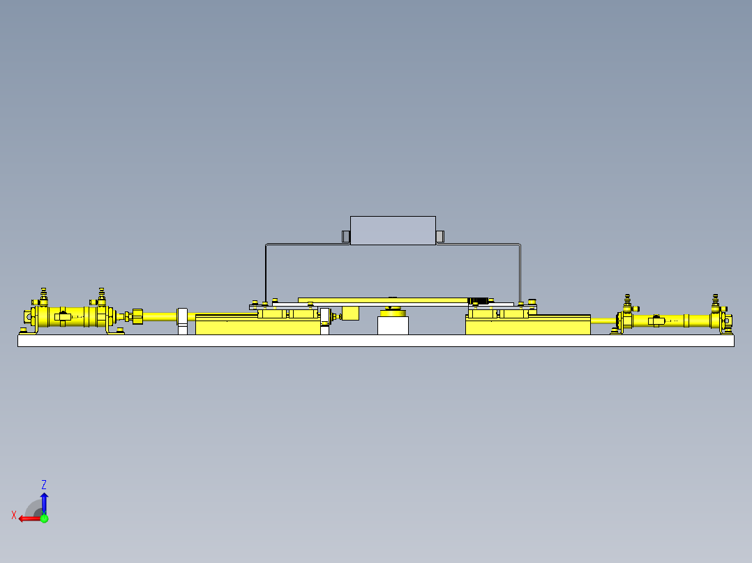 3位置切换导向机构后视图