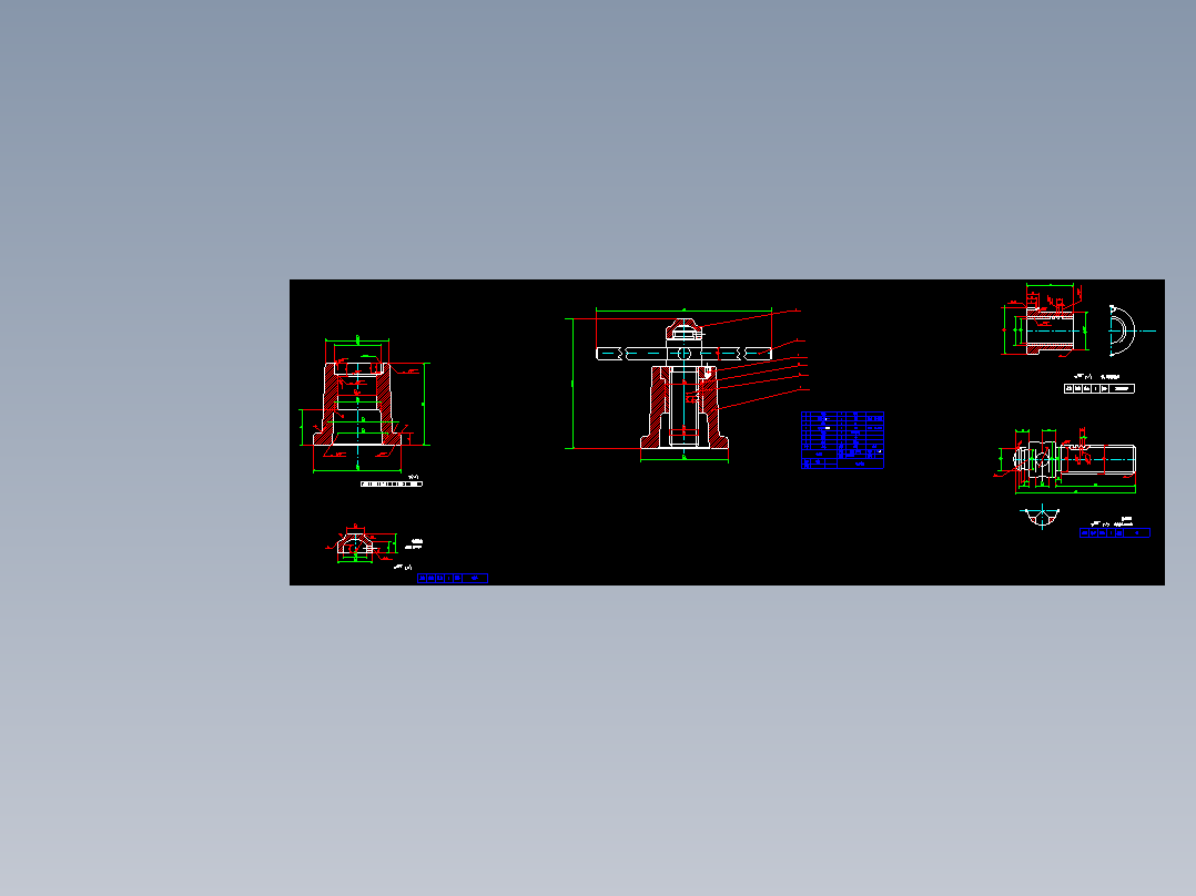 螺旋千斤顶总图（装配图以及零件图）. www.jxdiguo.com