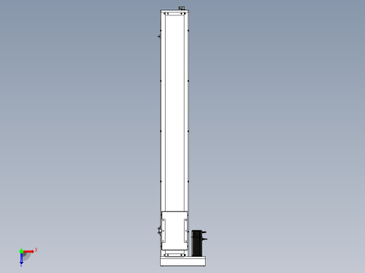 Toyo东佑达直线模组-ECH17-1150-BL-400W+煞車俯视缩略图