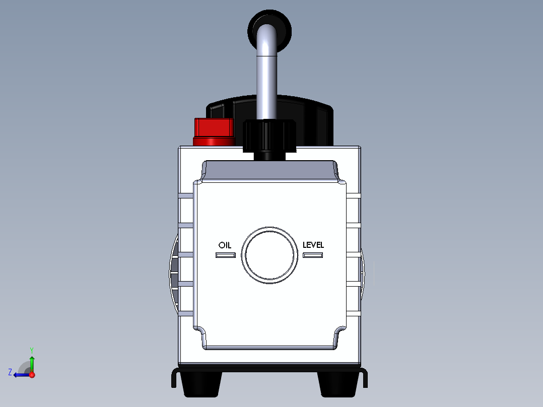 单级离心油泵右视图