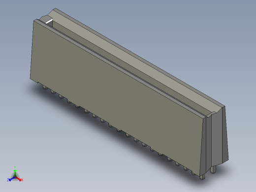 侧边卡连接器-457190009_stp