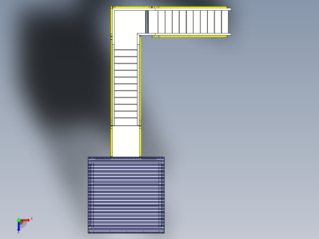 军事瞭望塔俯视图