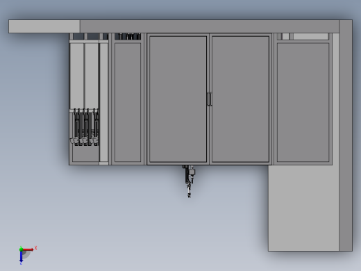 复杂自动组装线俯视缩略图