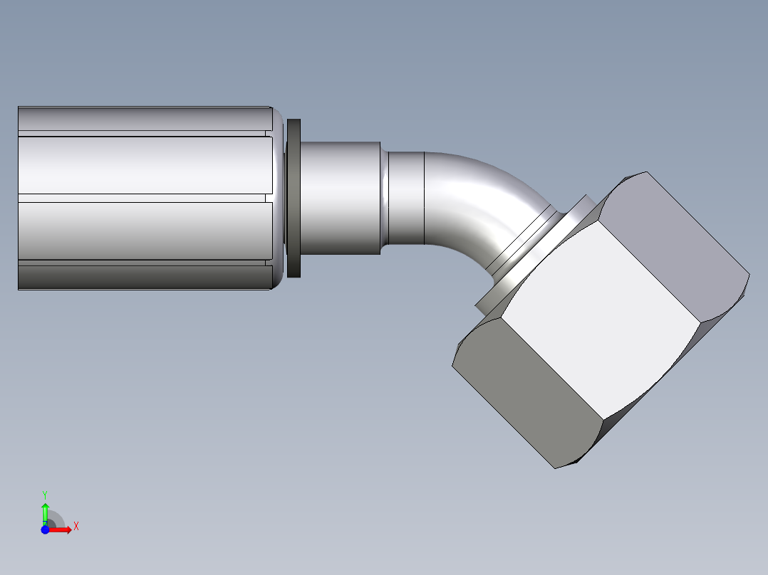 0C70系列-24°重型45°头前视图